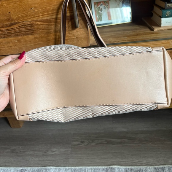 Coach Ava Zip Tote in Legacy Jacquard purse cream - Picture 14 of 16